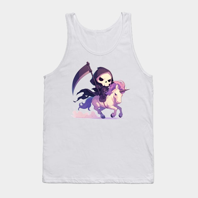 reaper ride unicorn Tank Top by StevenBag